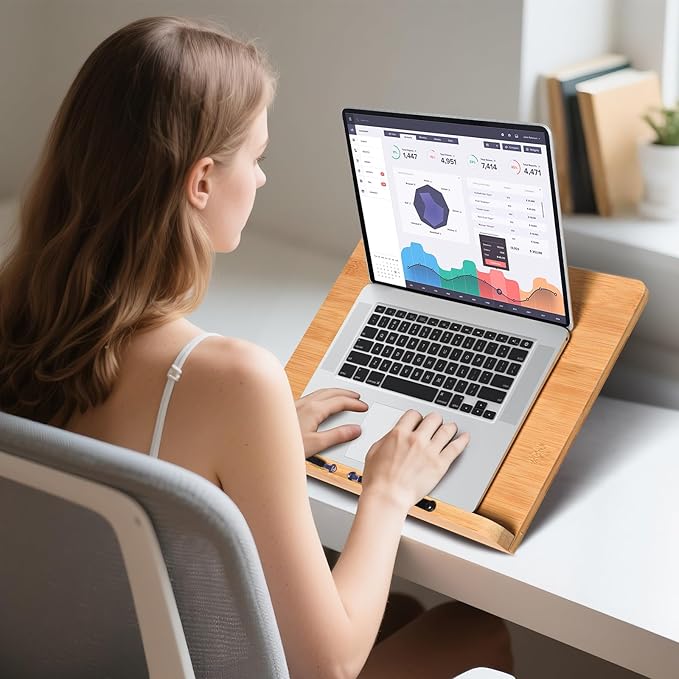Extra Large Tablet Stand for Desk, Adjustable Holder for Touch Screen Tablets - Image 8