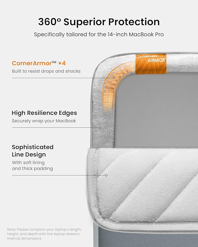 tomtoc 360 Protective Laptop Sleeve - Image 5