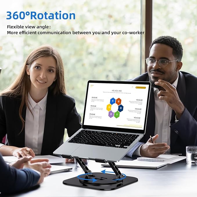Laptop Stand for Desk, Ergonomic Laptop Riser - Image 2