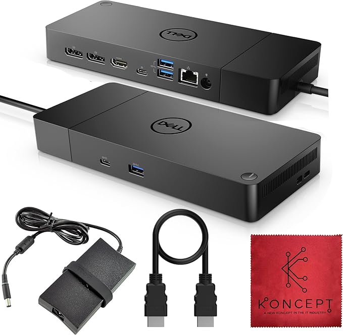 WD19S Dell Docking Station USB-C Dual Monitor by Amazon+Renewed