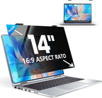 Laptop Privacy Screen 14 inch, 9H Hanging Privacy Screen by HOME