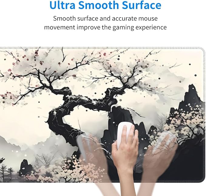Japanese Mouse Pad, Large Japanese Desk Mat, XL Anime Gaming Keyboard Mat - Image 4