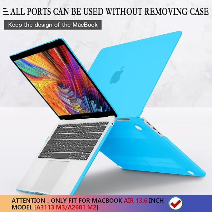 CISSOOK for MacBook Air 13.6 inch 2022 2024 2025 Release M2 M3 Chip Model A2681 - Image 5