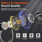 Ltinist Wireless Earbud, 75H Battery Over Ear Headphones - Image 2