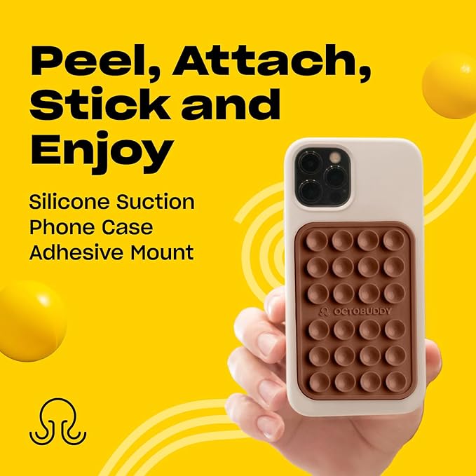 Classic MAX - Silicone Suction Phone Case Adhesive Mount - Hands-Free, Strong - Image 2