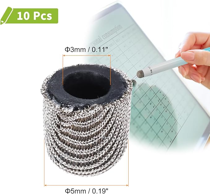 MECCANIXITY 10pcs Replacement Fiber Mesh Tips - Image 2