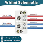 2-in-4-Out Self-Lifting Junction Box | Tool-Free Quick Connect Terminal Block - Image 5