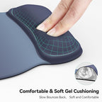 TECKNET Gel Mouse Pad with Wrist Rest, Ergonomic Office Mousepad with Wrist - Image 3