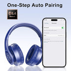 TUINYO Bluetooth Headphones Wireless, Over Ear Stereo Wireless Headset 40H - Image 4