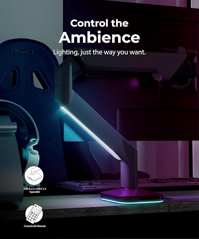 Heavy Duty Ultrawide Monitor Arm - Image 4