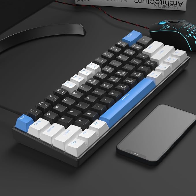 60% Mechanical Gaming Keyboard, Detachable Type-C Cable Mini Keyboard - Image 7