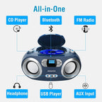 MEGATEK Portable CD Player Boombox - Image 2