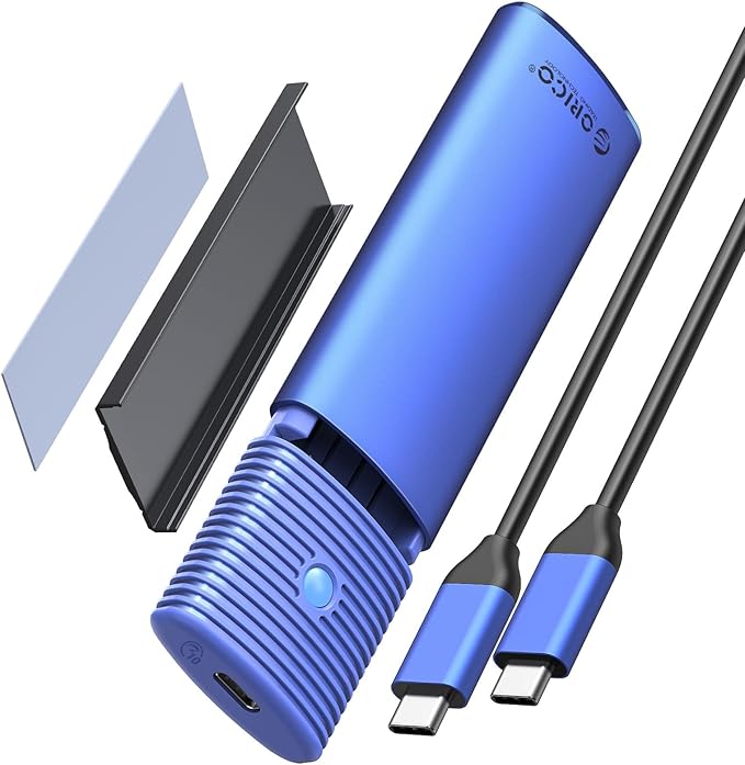 ORICO M.2 NVMe SATA SSD Enclosure Adapter Tool-Free, USB C 3.2 Gen 2 10Gbps NVMe by PioneerDataSolutionPowerYourFuture