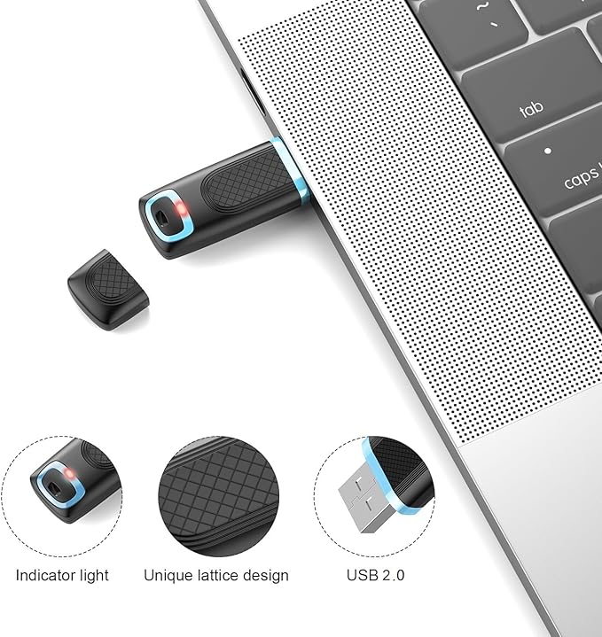 TOPESEL 64GB Flash Drive 5 Pack, USB 2.0 Thumb Drives High Speed Memory Stick - Image 3