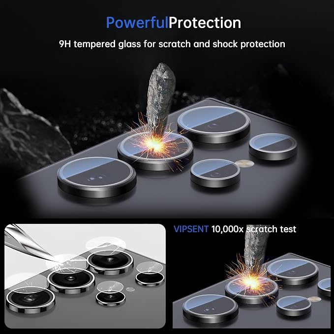 For Samsung Galaxy S25 Ultra Camera Lens Protector, Individual Lens Protector - Image 2