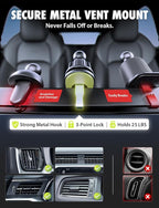 Bracketron MagSafe Car Mount, MagAlign Pro Extend Magnetic Phone Holder - Image 6