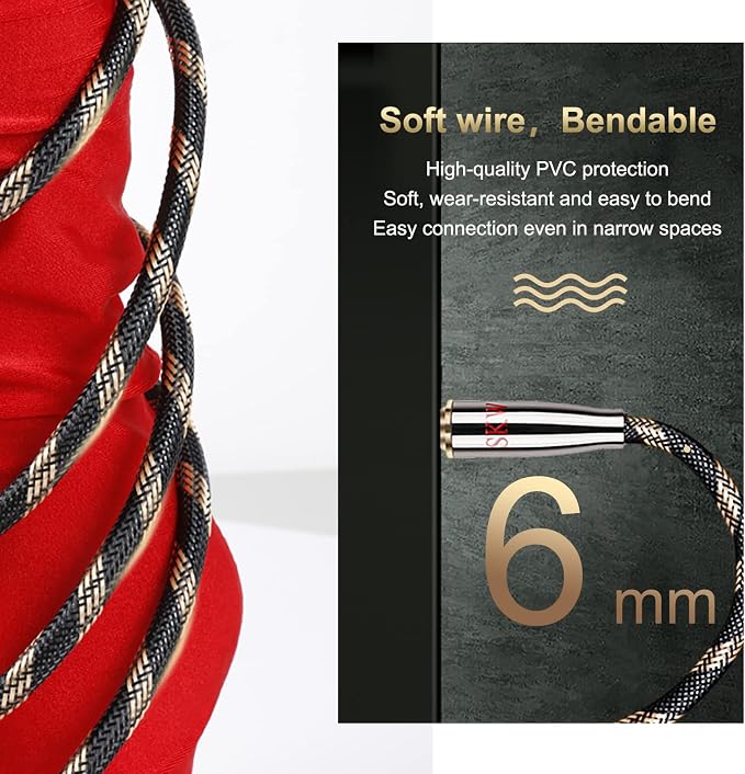 SKW Optical Digital Audio Toslink Cable Home Theater Fiber Optic Male to Male - Image 4