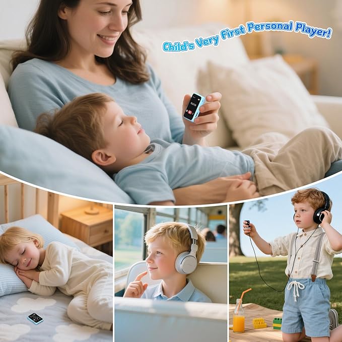 32GB MP3 Player for Kids, Simple & Portable Tiny Travel Music Player Non WiFi - Image 9