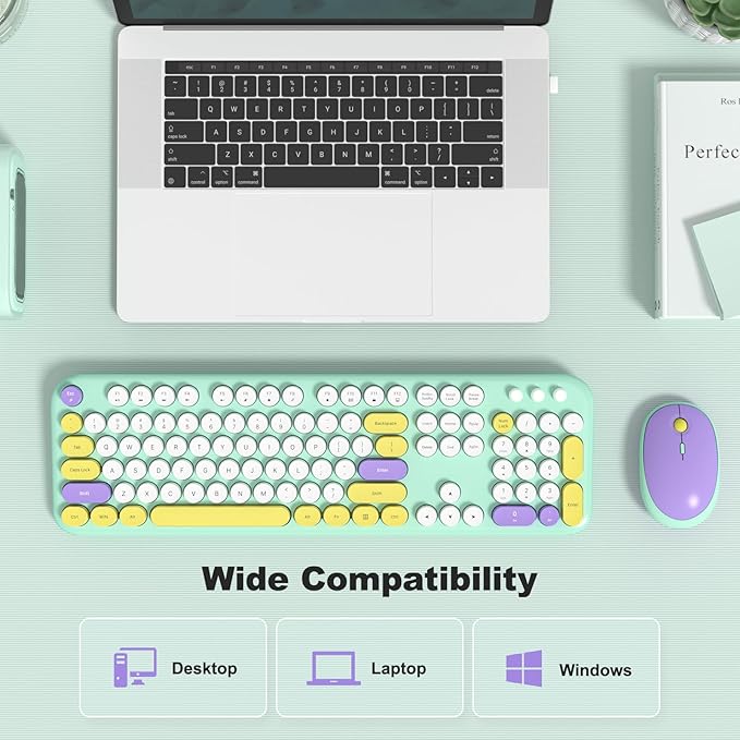 KNOWSQT Wireless Keyboard and Mouse Combo - Image 5