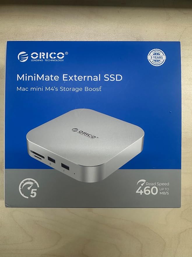 ORICO MiniMate SE Mac mini M4 4TB Storage & Docking Station, External SATA SSD - Image 9
