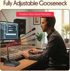 Desktop Gooseneck Wired Microphone System - Image 4