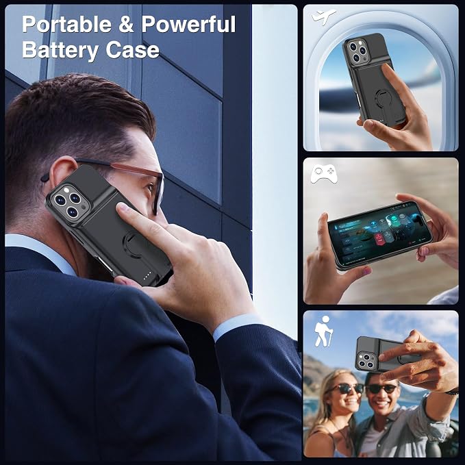 GIN FOXI Battery Case for iPhone 16 Pro, Charging Case - Image 7