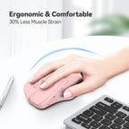 TECKNET Wireless Mouse, 2.4G Ergonomic Optical Mouse, Computer Mouse - Image 4
