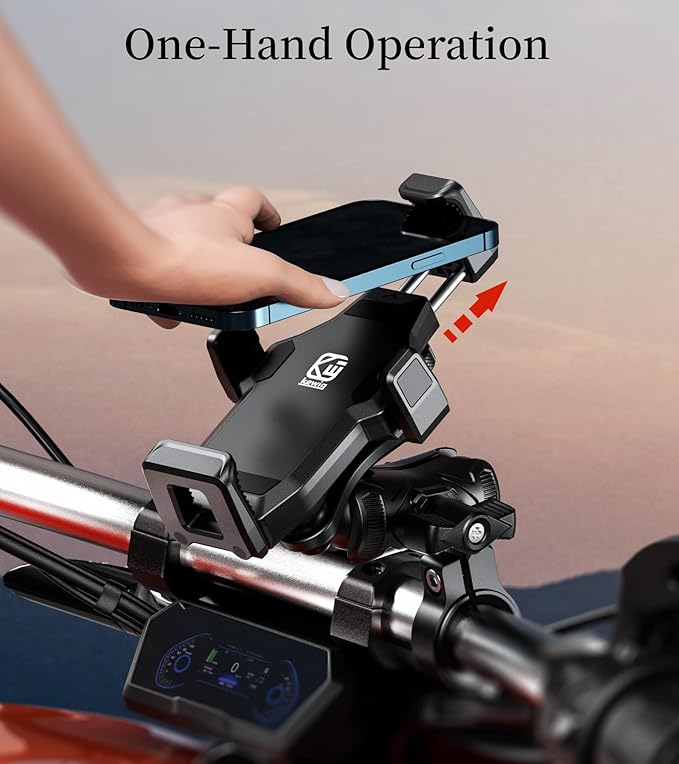 Kewig Motorcycle Phone Mount- Motorcycle Cell Phone Holder, Bike Phone - Image 2