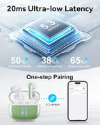 Wireless Earbuds, 40 Hours Playtime, Lightweight in-Ear Earphones - Image 5