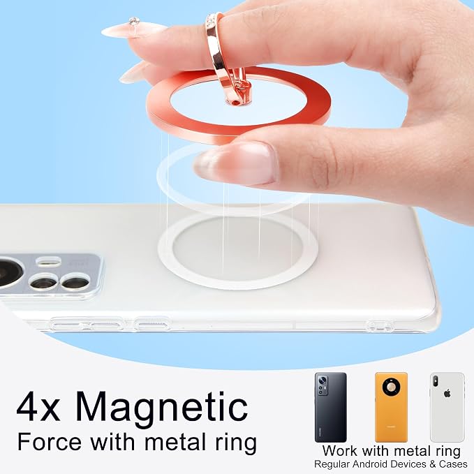 Magnetic Phone Grip for MagSafe, EI Sonador Magnet Phone Ring Holder, Compatible - Image 4