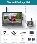 Wireless Backup Camera for RV, Wireless Reverse Camera 12V-36V for - Image 7
