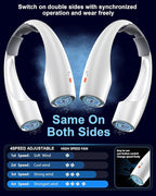 AI Neck Fan, 4 Speeds Adjustable Portable Personal Fan Rechargeable, 4000 mAh - Image 4
