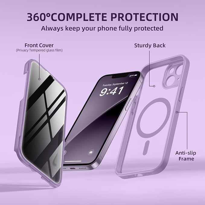 BERFY Magnetic for iPhone 14 Case, Compatible - Image 8