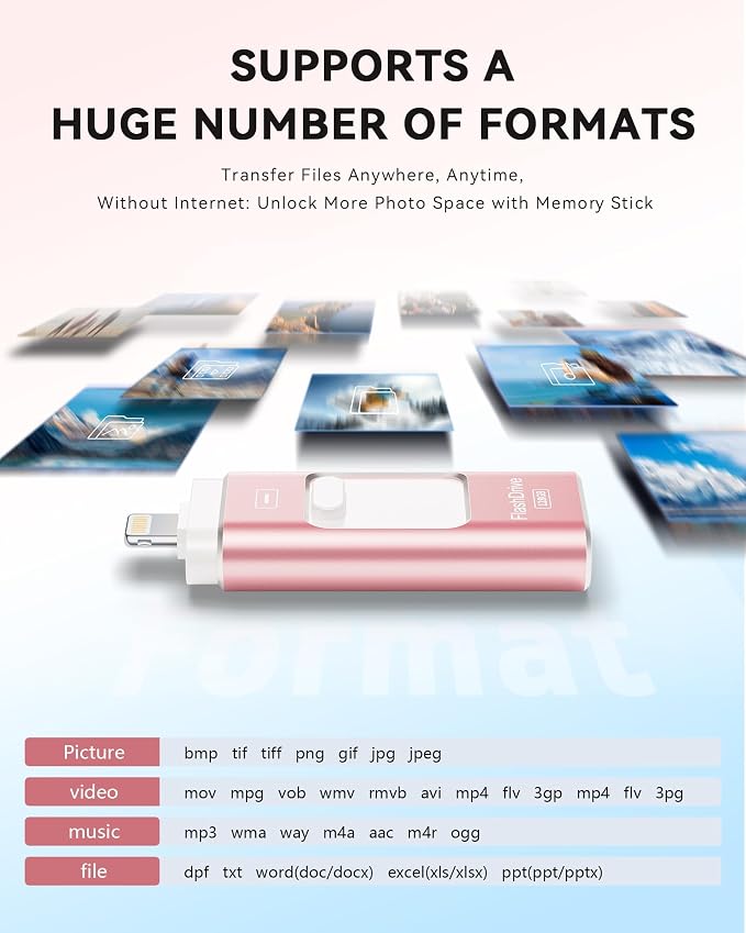 Apple MFi Certified 128GB Flash Drive - Image 7