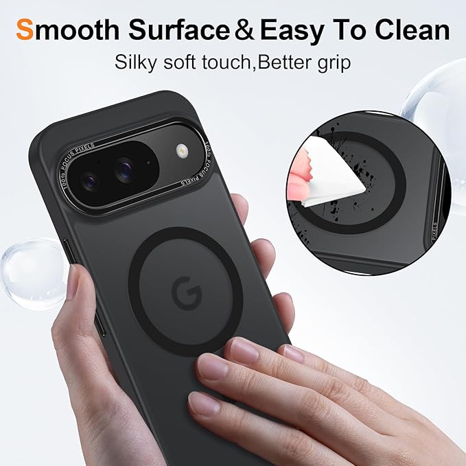Magnetic for Google Pixel 10/Pixel 10 Pro Case, Shockproof Slim Translucent - Image 5