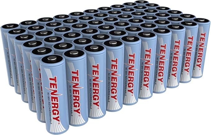 Tenergy AA Rechargeable Battery, High Capacity 2500mAh NiMH AA Battery by Tenergy