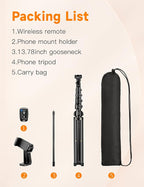 Phone Tripod, Portable Aluminum Cellphone Stand - Image 8
