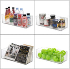 Frcctre 2 Pack Acrylic DVD/CD Storage Box, Stackable Storage Container Shelf - Image 5