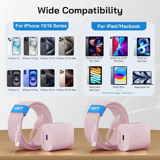 30W USB C i Phone 16 15 Charger Fast Charging, iPad Pro - Image 5