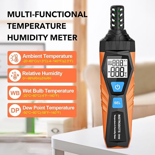 Temperature Humidity Meter, High Precision Thermometer Hygrometer - Image 2