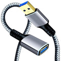 Tan QY USB 3.0 Extension Cable 24.5Ft/7.5M, USB 3.0 High Speed Extender Cord by Tan+QY