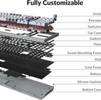 Keychron Q5 Pro QMK/VIA Wireless Custom Mechanical Keyboard, 96% Layout - Image 7