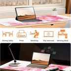 Vintage Raccoon Gaming Mouse Pad, Large Office Desk Mat, Anti-Slip Rubber Base - Image 5