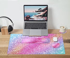 Large Keyboard Mouse Pad Set, Extended Mouse Pad+Keyboard Wrist Rest Support - Image 6