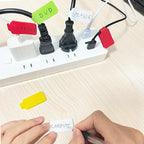 100 Pcs Multicolor Write On Cable Labels & Reusable Fastening Cable Ties Set - Image 5