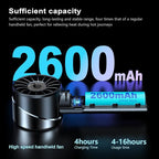 Handheld Fan, Mini Small Portable Turbo Fan, Rechargeable - Image 4