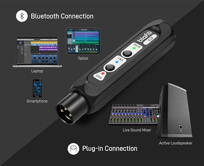 XLR Portable Bluetooth v5.1 Music Receiver, aptX HD aptX Low Latency AAC SBC TWS - Image 2