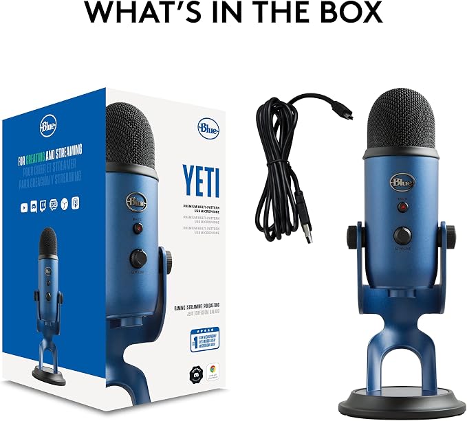 Logitech Creators Blue Yeti USB Microphone - Image 10