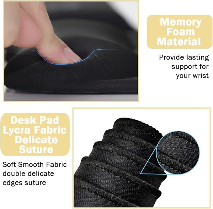 Keyboard Wrist Rest Large Mouse Pad Wrist Support - Image 3