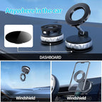 Vacuum Suction Magnetic Phone Holder, 2025 Upgraded Foldable Retractable Magnet - Image 2